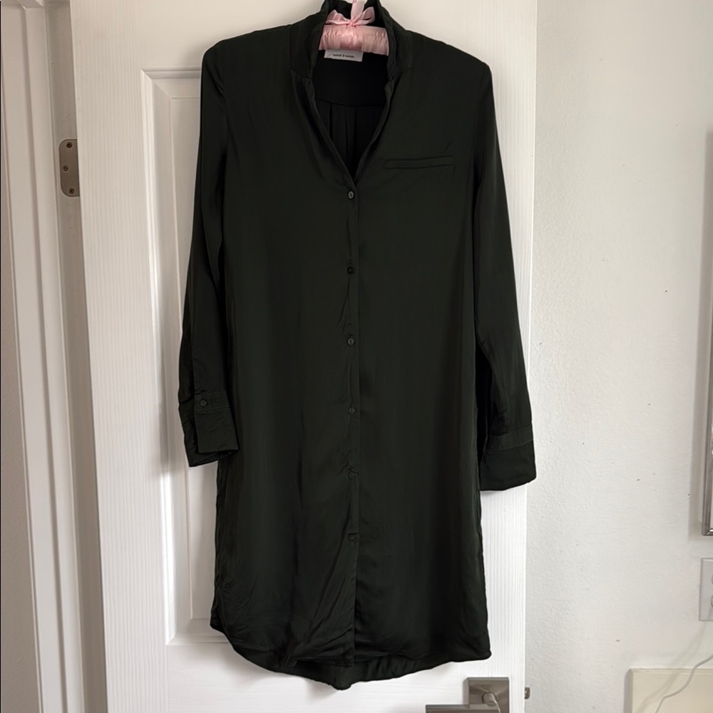 SAMSOE Emmy Long Shirt Dress, Size S